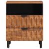 vidaXL Bedside Cabinet Brown 50 x 33 x 60 cm Solid Mango Wood