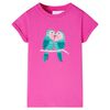 vidaXL Kids'T-shirt Dark Pink 128