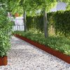 vidaXL Lawn Edgings 30 pcs Rusty 103 x 0.05 x 22 cm Weathering Steel