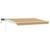 vidaXL Manual Retractable Awning with LEDs 3.5 x 2.5 m