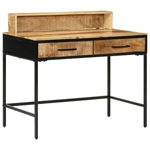 vidaXL Console Table with Drawer with Storage Brown 100 x 55 x 89.5 cm
