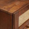 vidaXL Sideboard Brown 40 x 33.5 x 75 cm Cane and solid mango wood