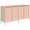 vidaXL Sideboard Pink 135x39x73.5 cm Cold-rolled Steel