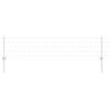 vidaXL Euro Fence with Post 10 x 0.4 m Galvanised Steel Silver Mesh