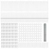 vidaXL Fence with Post Silver 1 x 100 m Steel