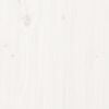 vidaXL Garden Planter White 62x30x38 cm Solid Wood Pine
