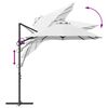 vidaXL Garden Cantilever Parasol Sand 372 x 198 x 243 cm