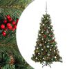vidaXL Artificial Christmas Tree with Bauble 150 cm 150 LEDs