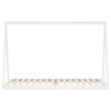 vidaXL Kids Bed Frame White 90x200 cm Solid Wood Pine
