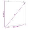vidaXL Projection Screen 67" 1:1