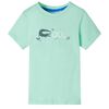 Kids' T-shirt with Short Sleeves Light Green 104