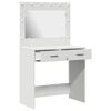 vidaXL Dressing Table White 78.5 x 41 x 135 cm Engineered wood