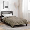 vidaXL Winter Duvet Light Grey 155 x 220 cm Microfiber