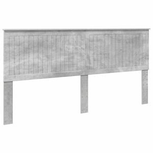vidaXL Headboard with Headboard Concrete Grey 200 cm Engineered wood