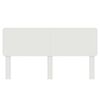 vidaXL Headboard with Headboard Gloss White 180 cm Engineered wood