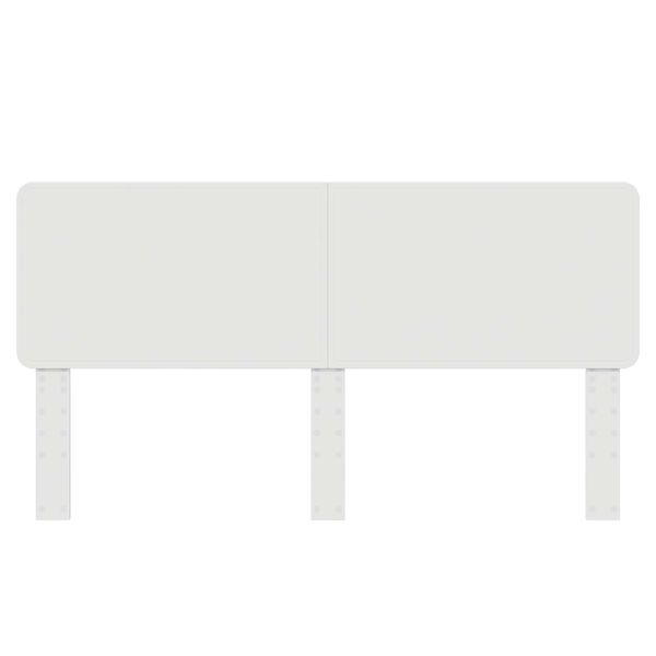 vidaXL Headboard with Headboard Gloss White 180 cm Engineered wood
