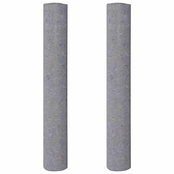 vidaXL Non-slip Painter Fleeces 2 pcs 10 m 280 g/m&sup2; Grey