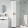 vidaXL Bathroom Cabinet White 30.5 x 30 x 195 cm Engineered Wood