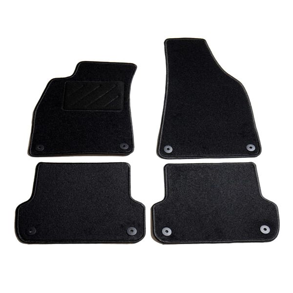 vidaXL 4 Piece Car Mat Set for Audi A4