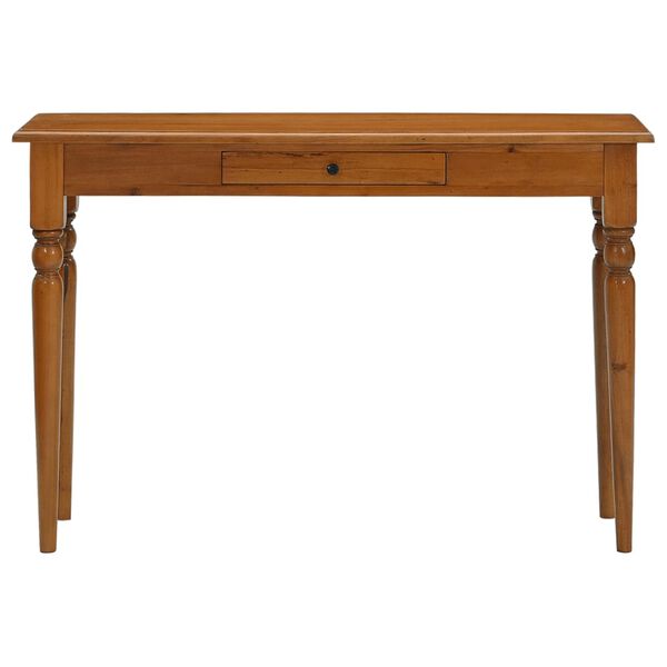 vidaXL Console Table 110x30x75 cm Solid Mahogany Wood