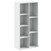 vidaXL Bookcase White 50x25x105 cm Engineered Wood