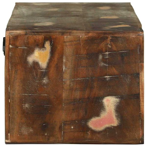 vidaXL TV Cabinet Multicolour 80 x 30 x 25 cm Solid Reclaim wood