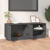 vidaXL TV Cabinet Grey 105x34x40 cm Solid Wood Pine