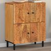 vidaXL Side Cabinet 60x33x75 cm Solid Wood Acacia