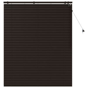 vidaXL Venetian Blind Dark Brown 135 x 160 cm 35 mm