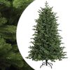 vidaXL Artificial Hinged Christmas Tree 120 cm PVC and Metal Green