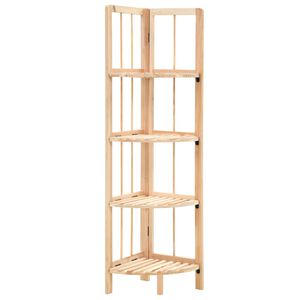 vidaXL Corner Shelf Cedar Wood 27x27x110 cm