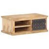 vidaXL Coffee Table with Door 90x50x35 cm Solid Mango Wood