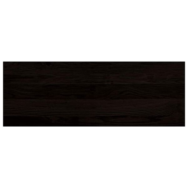 vidaXL Stair Treads 2 pcs Dark Brown 70x30x2 cm Solid Wood Oak