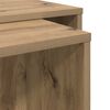 vidaXL Coffee Table Set 2 pcs Artisan Oak Engineered Wood