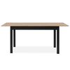 Finori Extendable Dining Table Coburg 120 Artisan Oak and Black