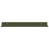 vidaXL Floating Shelf 2 pcs Olive Green 40 x 8.5 x 2.5 cm Steel