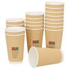 vidaXL Paper Coffee Cups with Lids 1000 pcs 16oz 400ml