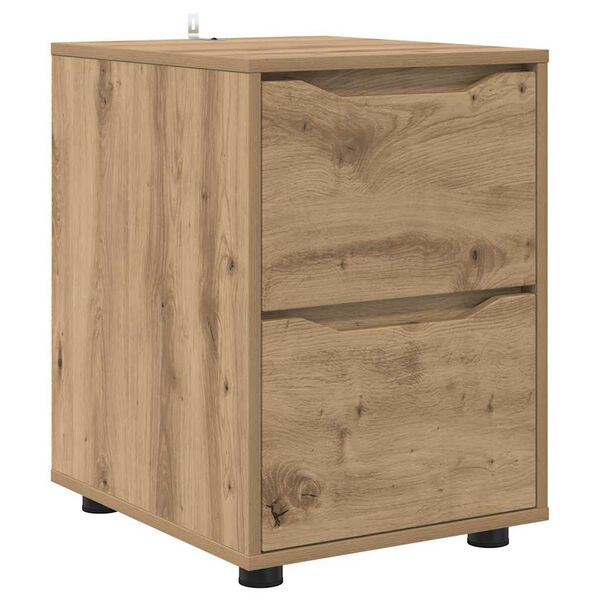 vidaXL Storage Cabinet Artisan Oak 40 x 48 x 57 cm Engineered Wood