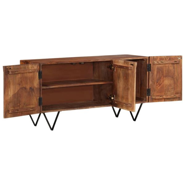 vidaXL Sideboard 110x35x56 cm Solid Wood Mango