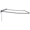vidaXL Awning Frame Retractable Anthracite 5 x 3 m Powder-coated Steel
