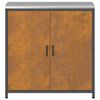 vidaXL Kitchen Storage with Shelf Rusty 90 x 50 x 92 cm Steel