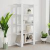 vidaXL Book Cabinet/Room Divider White 100x30x160 cm