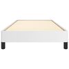 vidaXL Bed Frame without Mattress White 90x190 cm Single Single Faux Leather