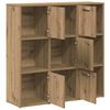 vidaXL Bookshelf Artisan Oak 90x28x90 cm Engineered Wood