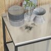 vidaXL Kitchen Storage with Shelf Silver 60 x 50 x 92 cm Steel