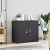 vidaXL Storage Cabinet Black 80 x 40 x 70 cm Steel