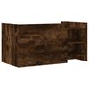 vidaXL Coffee Table Smoked Oak 100x50x50 cm Engineered Wood