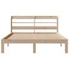 vidaXL Bed Frame with Headboard without Mattress 120x190 cm Small Double