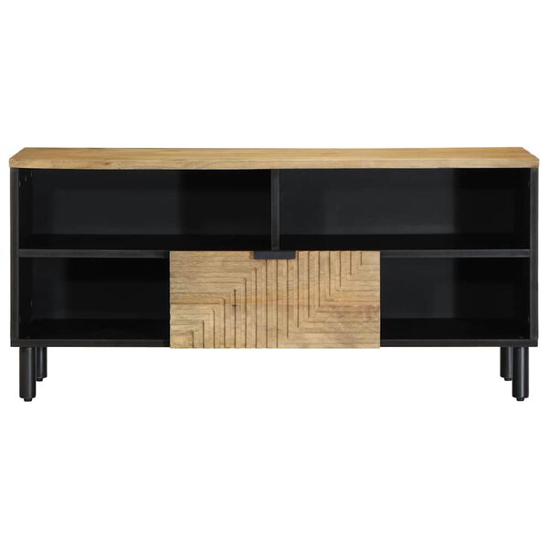 vidaXL TV Cabinet Brown 100x33x46 cm Solid Wood Mango