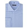 vidaXL Men's Business Shirt White and Blue Stripe Size S